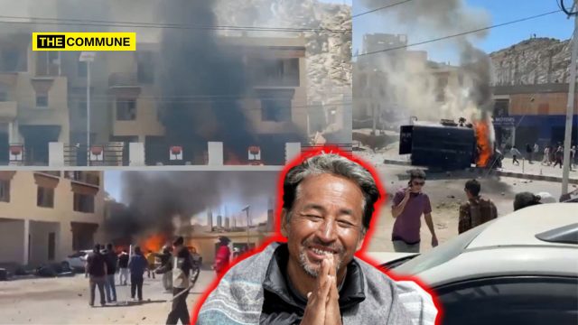 ' Sonam Wangchuk’s Hunger Strike Turns Violent, BJP Office, CRPF Vehicle Torched; Blames Gen-Z While Hiding HIAL Land Defaults 'Climate Activist' Sonam Wangchuk’s Hunger Strike Turns Violent, BJP Office, CRPF Vehicle Torched; Blames Gen-Z While Hiding HIAL Land Defaults leh violence ladakh protest arrest