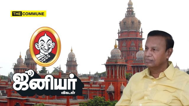 junior vikatan tr baalu madras high court