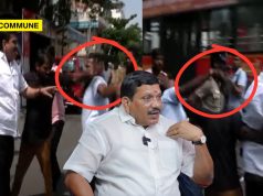 VCK Cadres Attack Puratchi Tamilagam Chief Airport Moorthy Outside DGP Office In Chennai airport moorthy goondas vck