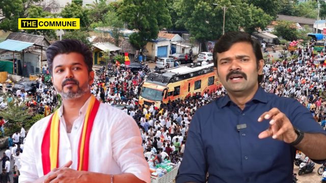 's TVK Exhibits Fascist Tendencies Even Before Fighting Elections, Files Complaint Against YouTuber For Criticizing His Party Cadres vijay tvk sattai durai murugan
