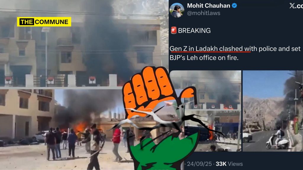 Instances That Show Congress Is Behind Leh Violence