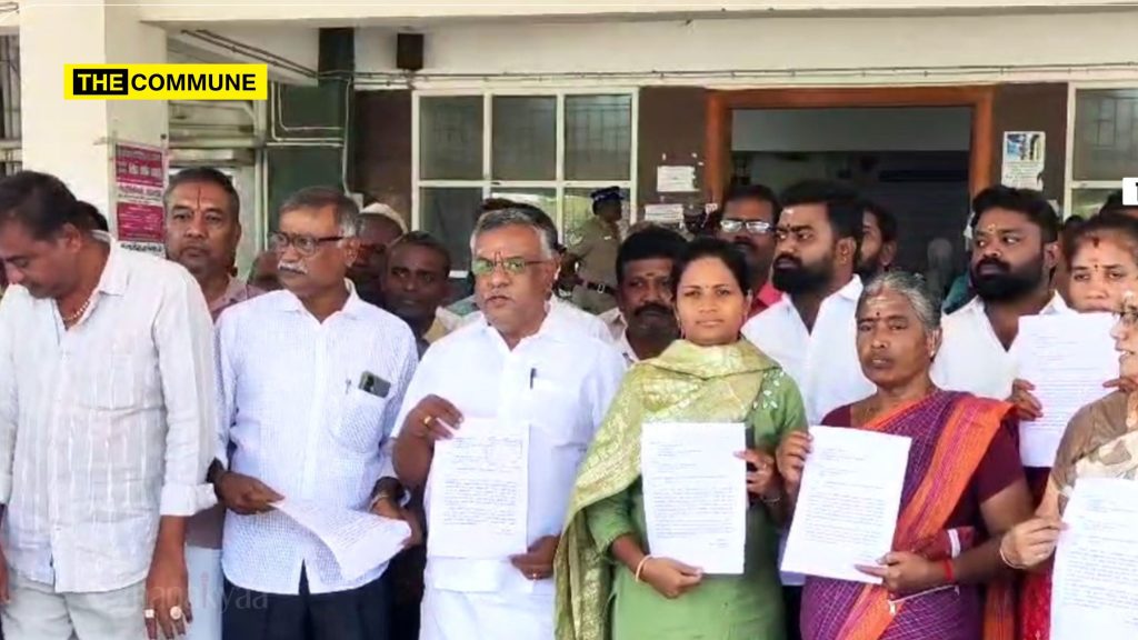 illegal mosque tiruppur tirupur protest hindus