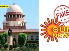 Dravidianist Mouthpiece Sun News Peddles Fake News About Supreme Court Order On Use Of Temple Funds For Colleges sun news fake news temple funds supreme court