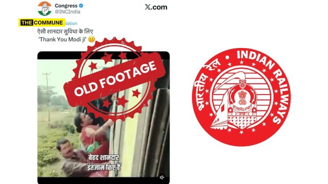 Congress X Handle Peddles Fake News By Sharing Old Footage, Gets Fact-Checked By Indian Railways