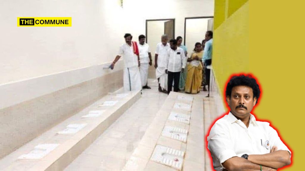 Dravidian Model School: Govt School New Toilet Block Has Open Toilet Layout With No Barriers