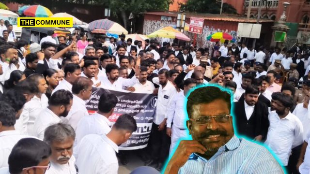 Lawyers Protest Against VCK MP Thirumavalavan Outside Madras High Court, Demand Action Against Him