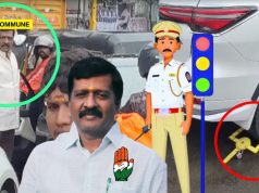 Tamil Nadu Congress MLA Along With Supporters Attack Traffic Police In Broad Daylight For Doing His Duty