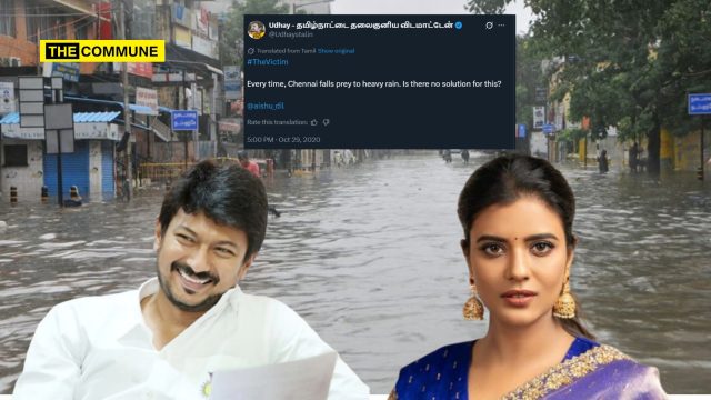 When Udhayanidhi Tagged Actress Aishwarya Rajesh in a Post About Chennai Floods