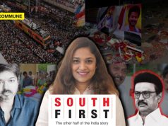 South First Editor Anusha Ravi Sood Jumps To Shield DMK From Criticism For Karur Stampede dmk mouthpiece anusha ravi sood south first karur rally tvk stampede