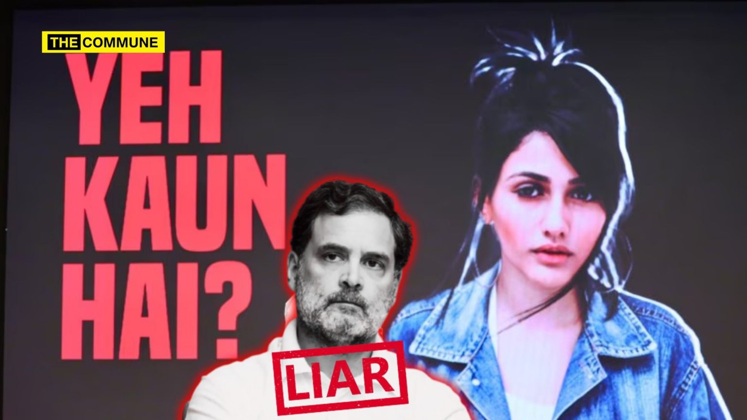 Brazilian Model Larissa Shocked As Her Old Photo Used In Rahul Gandhi’s