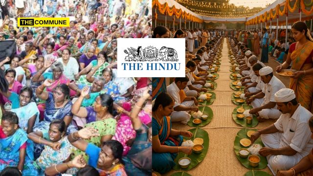 “Christian Community Expressed Disappointment,” Says The Hindu After 500 Protesters Block Roads Against High Court Order Allowing Hindus One-Day Annadhanam