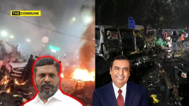 Congress-DMK Ally VCK MP Thirumavalavan Links Ambani To Delhi Red Fort Station Car Blast