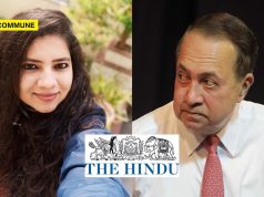 Did The Hindu’s Vijaita Singh Accept That Her Boss N Ram Is A ‘Foreign Agent’?