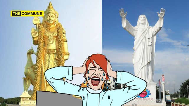 Planned Murugan Temple In North Carolina Triggers White Christian Supremacist Meltdown Over ‘Tallest Hindu Statue’, Even as Giant Jesus Statues Stand Unchallenged In India