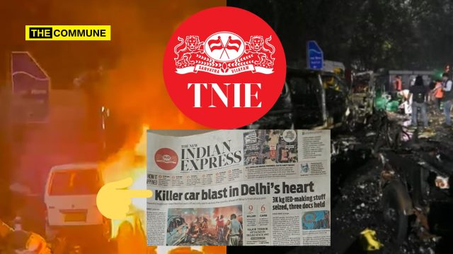 The New Indian Express Blames Killer Car For Blast In Delhi