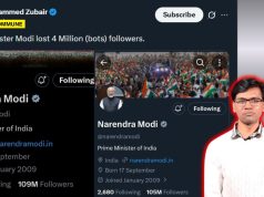 Alleged Fact-Checker Mohammed Zubair Targets PM Modi’s ‘4 Million Follower Drop’, Skips Massive Losses For Congress & AAP Leaders As X Purges Bot Accounts Alleged Fact-Checker & Islamist Mohammed Zubair Claims PM Modi Lost 4 Million Followers on X, Misleads Public By Omitting Platform-Wide Purge Context