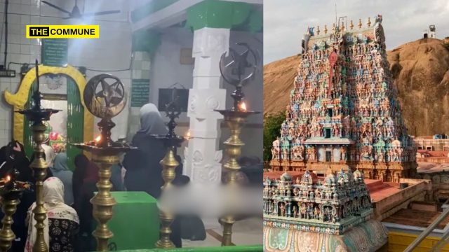 As DMK Govt Prevents Hindus From Lighting Deepam At Thirupparankundram Hill, Muslims Themselves Light A Kuthuvilakku (Traditional Hindu-Style Lamp) Inside Sikandar Dargah
