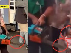 Dangerous Tools At Kottikkalasham Festival: UDF Workers Under Fire After Saw Operated Beside Child In Malappuram Dangerous Tools At kottikkalasham Festival: UDF Workers Under Fire After Saw Operated Beside Child In Malappuram