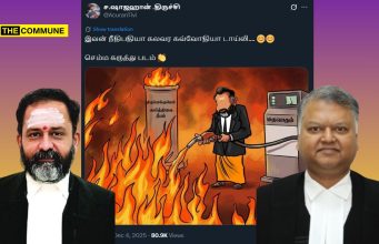 Derogatory Cartoon Of Justice GR Swaminathan Circulates Freely On Social Media While DMK Govt Arrested Critics Of Justice Senthilkumar In Hours