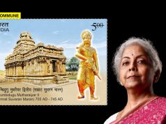 “An Emperor For Whom The Word ‘Defeat’ Did Not Exist In His Grammar”, Union Finance Minister Nirmala Sitharaman Hails Postal Stamp Release Honouring Emperor Mutharaiyar II, Calls It Restoration Of Forgotten History