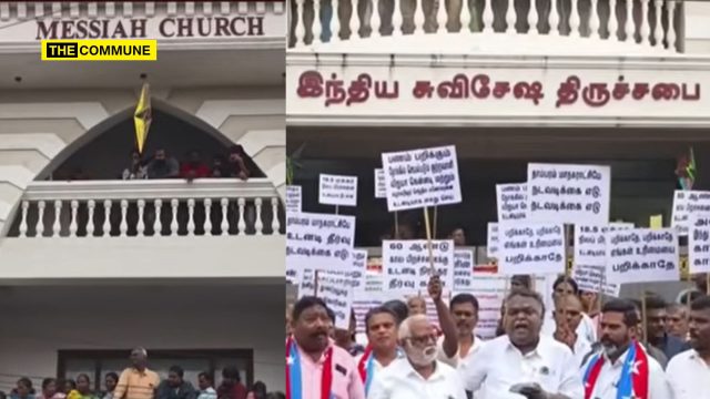 Residents, Traders, Political Cadres Rally To Halt Supreme Court Ordered Demolition Of Unauthorized Chrompet Church Amid Heavy Police Presence