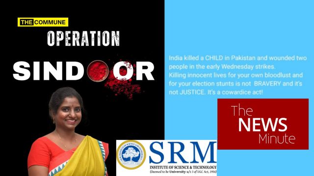 's Report On SRM Univ Asst Prof Becomes One Of Identity Rather Than Conduct The News Minute's Report On SRM Univ Asst Prof Becomes One Of Identity Rather Than Conduct