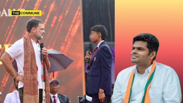 ' Congress Scion Rahul Gandhi Makes 'Anti-Privatisation' Sermon From Pvt School, BJP Leader Annamalai Calls It A 'Self-Goal'