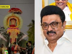 EVRism Goes For A Toss As ‘Rationalist’ DMK Followers Parade Elephant At Kerala Temple Festival To Prolong Stalin’s Life EVRism Goes For A Toss As 'Rationalist' DMK Followers Parade Elephant At Kerala Temple Festival To Prolong Stalin's Life