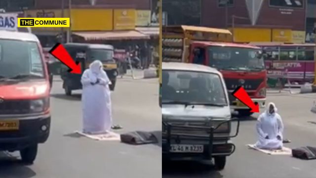 Kerala: Woman Offers Namaz On Busy Palakkad Road, Disrupts Traffic