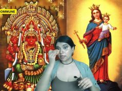 Make-up Artist & Distortionist Ruchika Sharma Claims Mariamma = Christian Mary, Repeats Missionary-Era Lie On A National Stage Make-up Artist & Distortionist Ruchika Sharma Claims Mariamma = Christian Mary, Repeats Missionary-Era Lie On A National Stage