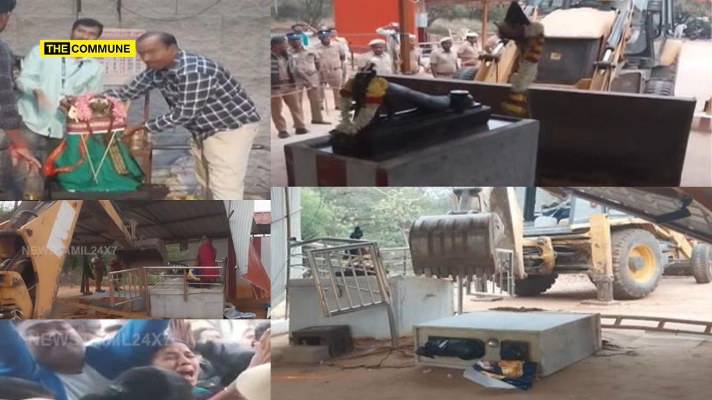 Murugan Temple Reportedly Built On Encroached Land Demolished In Tiruppur, Devotees Protest