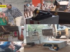 Murugan Temple Reportedly Built On Encroached Land Demolished In Tiruppur, Devotees Protest Murugan Temple Reportedly Built On Encroached Land Demolished In Tiruppur, Devotees Protest