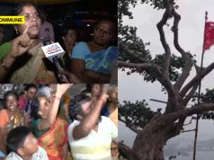 “Our Murugan Flags Were Removed Secretly But That Flag Still Flies, Remove It Now”, Thirupparankundram Residents Demand Removal Of Flag Hoisted On Kallathi Tree "Our Murugan Flags Were Removed Secretly But That Flag Still Flies, Remove It Now", Thirupparankundram Residents Demand Removal Of Flag Hoisted On Kallathi Tree