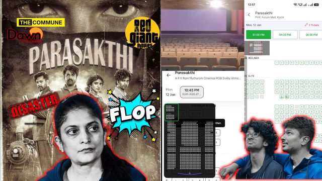 Parasakthi Disaster A Complete Washout For Anti-Hindi DMK Propaganda Film On Day 3 Itself Despite Paid Reviews And PR (1)