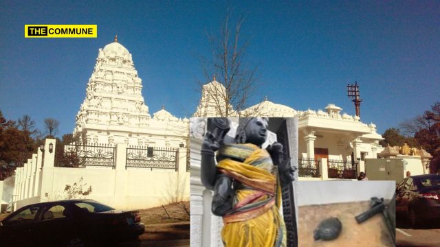 Sri Venkateswara Temple In North Carolina Vandalised; Police Probe Underway Sri Venkateswara Temple In North Carolina Vandalised; Police Probe Underway