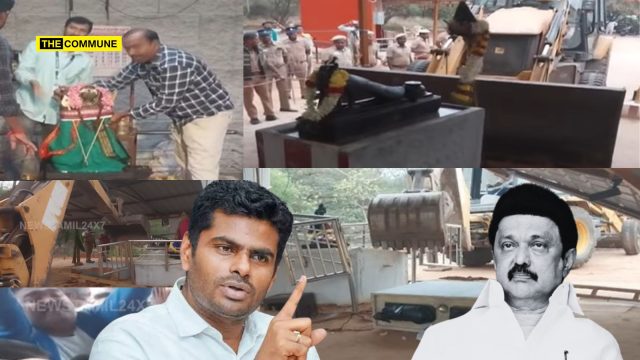 Who Are You Trying To Appease, BJP Leader Annamalai Takes Aim At DMK As Tiruppur Selva Muthukumarar Temple Is Razed “Who Are You Trying To Appease?”, BJP Leader Annamalai Takes Aim At DMK As Tiruppur Selva Muthukumarar Temple Is Razed