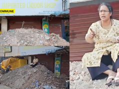 Dravidian Model Tamil Nadu: Widow Forced To Protest Outside Her Own Property As TASMAC Overstays, Drunkards Ruin, Rent Vanishes, And State Looks Away Woman Alleges Harassment, Illegal Rent Diversion, State Inaction Over TASMAC Outlet In Thiruvanmiyur