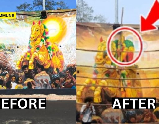 After Outrage, Main Deity Kallazhagar Image Added To Goripalayam Bridge Artwork In Madurai After Outrage, Main Deity Kallazhagar Image Added To Goripalayam Bridge Artwork In Madurai
