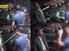 Dravidian Model: ‘Where Are You From, You Dog? I’ll Cut Off Your Legs!’ – Policeman Caught On Camera Allegedly Abusing & Assaulting Migrant Worker, Transferred Dravidian Model: Policeman Caught On Camera Allegedly Abusing & Assaulting Migrant Worker, Transferred