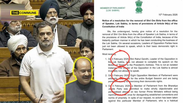 No-Confidence Motion By Opposition Against Speaker Om Birla Cites '2025' Events
