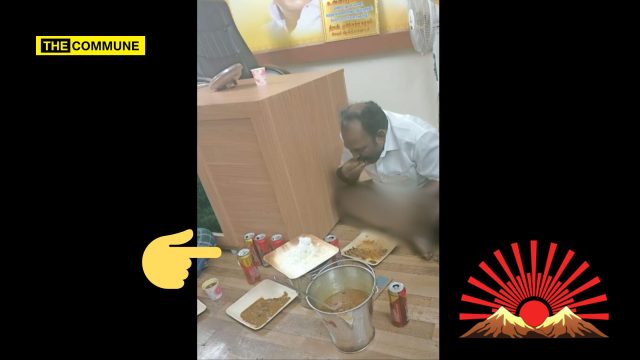 Photo Of DMK Town Panchayat Chairman Half-Clothed, Surrounded By Liquor Inside Party Office Goes Viral