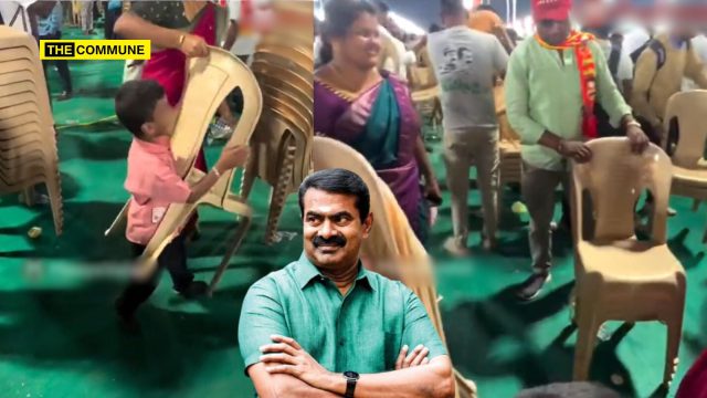 RSS-Like Discipline on Display - NTK Volunteers, Kids Seen Rearranging Chairs Post Trichy Conference RSS-Like Discipline on Display - NTK Volunteers, Kids Seen Rearranging Chairs Post Trichy Conference