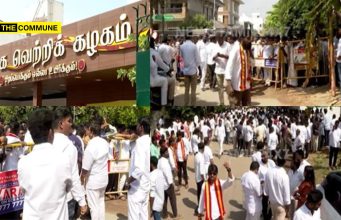 Traffic Paralysed, Barricades Up, Homes Blocked: TVK Cadres Choke Residential Streets Near Party HQ Traffic Paralysed, Barricades Up, Homes Blocked: TVK Cadres Choke Residential Streets Near Party HQ