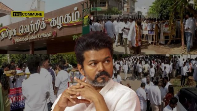 Traffic Paralysed, Homes Blocked TVK Cadres Cause Nuisance Near Vijay’s Home-Cum-Party HQ
