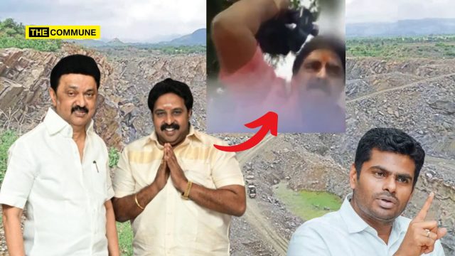 Video Shows DMK MLA Palaniyandi Brutally Assaulting newa tamil Journalists Probing Illegal Quarry; Annamalai Slams DMK