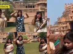 Women Film Dance Reels Inside Thanjavur Big Temple Premises, Security Lapses Questioned Women Film Dance Reels Inside Thanjavur Big Temple Premises, Security Lapses Questioned