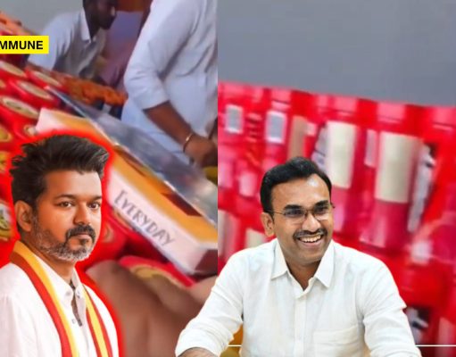 After Steel Vessel ‘Gifts’, Video Of ‘Boost’ Bottles With TVK’s Arunraj’s Photo Meant For Voters Surface, While Vijay Calls Other Parties Corrupt