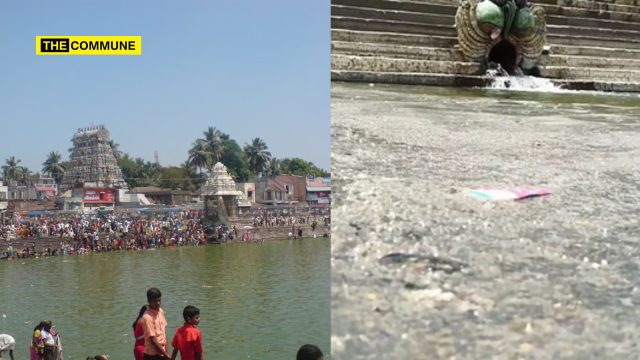 Devotees Shocked As Sewage Flows Into Sacred Mahamaham Tank In Kumbakonam