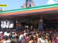 Devotees Stage Road Blockade After Police Stop Panguni Aarattu Festival Procession In Kanyakumari Devotees Stage Road Blockade After Police Stop Panguni Aarattu Festival Procession In Kanyakumari