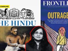 Frontline Editor Vaishna Roy Justifies Grotesque Anti-Brahmin Cartoon, Calls Criticism A “Deflection”